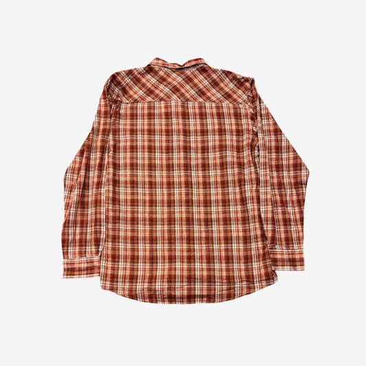 Vintage Haband Red Plaid Long Sleeve