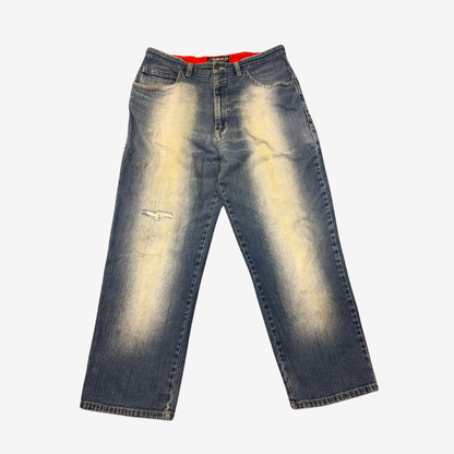 RawBlue Bleached Denim Jeans