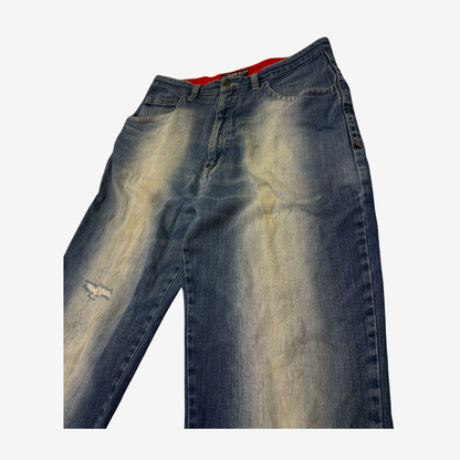 RawBlue Bleached Denim Jeans
