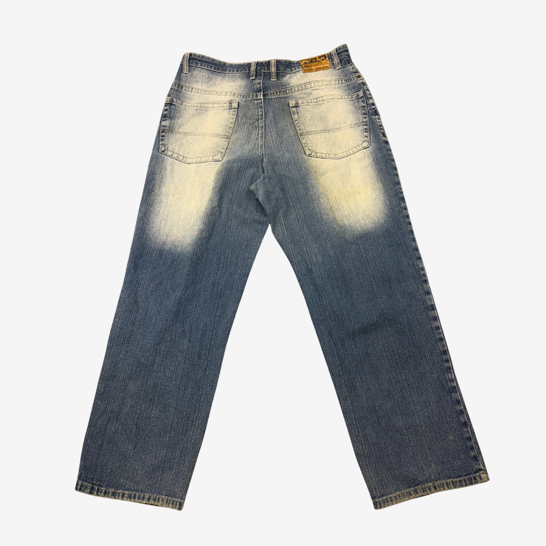 RawBlue Bleached Denim Jeans