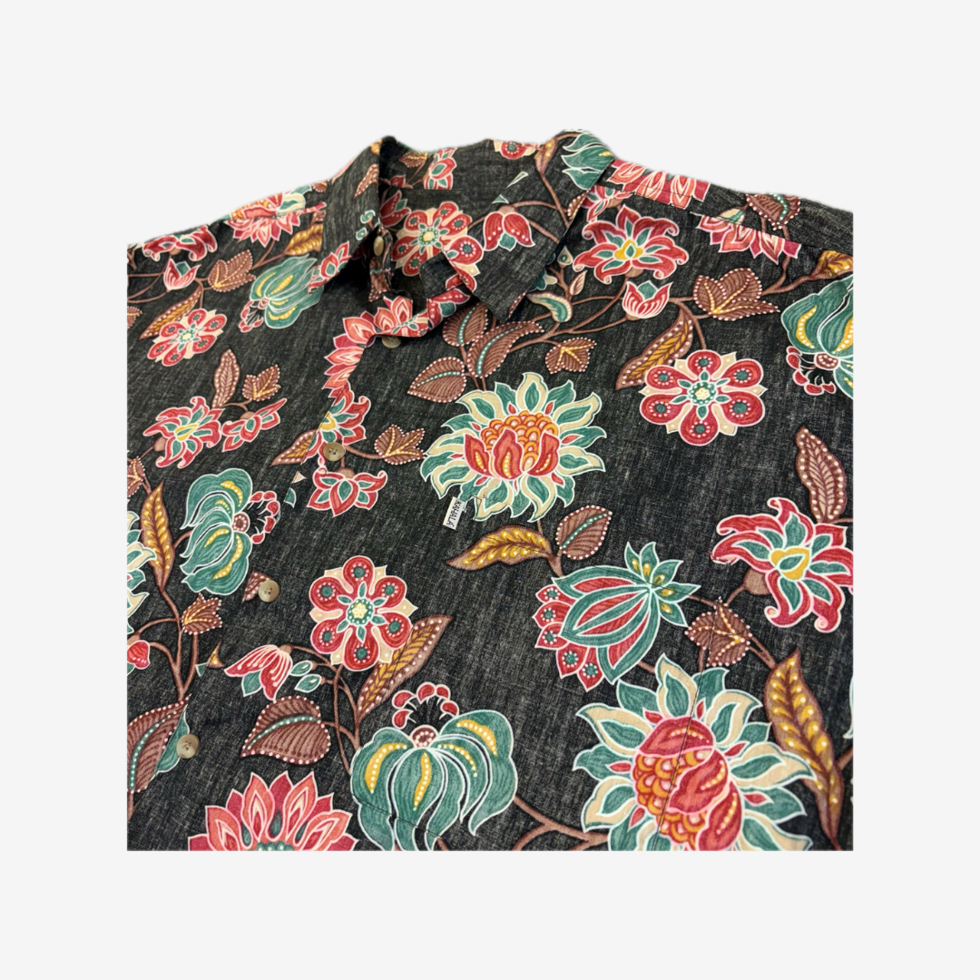 Vintage Floral Hawaiian Shirt