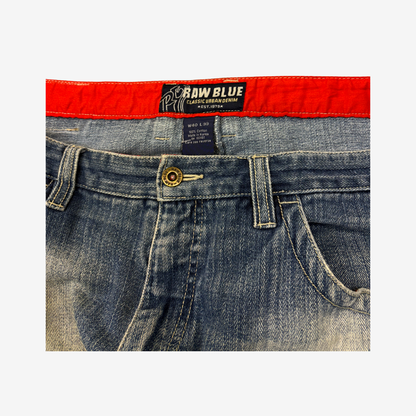 RawBlue Bleached Denim Jeans