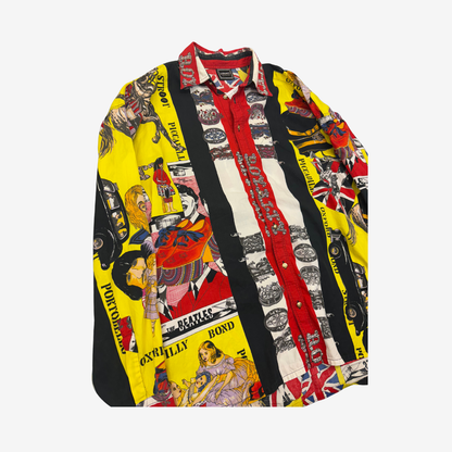 Vintage Versace Jeans Couture Brit Pop AOP Shirt