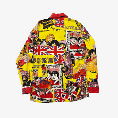 Vintage Versace Jeans Couture Brit Pop AOP Shirt