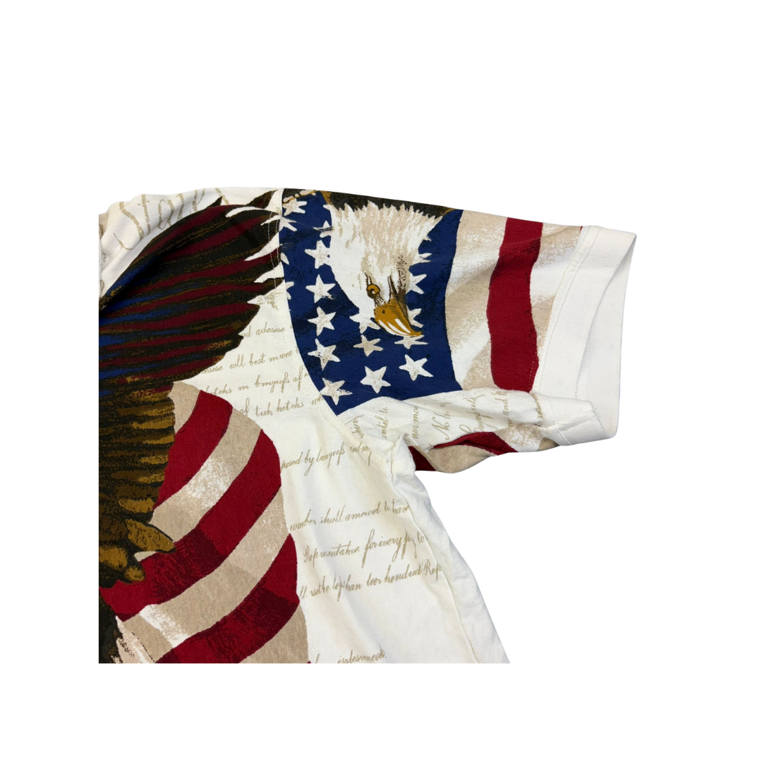 American Print Polo Shirt