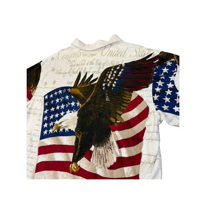 American Print Polo Shirt