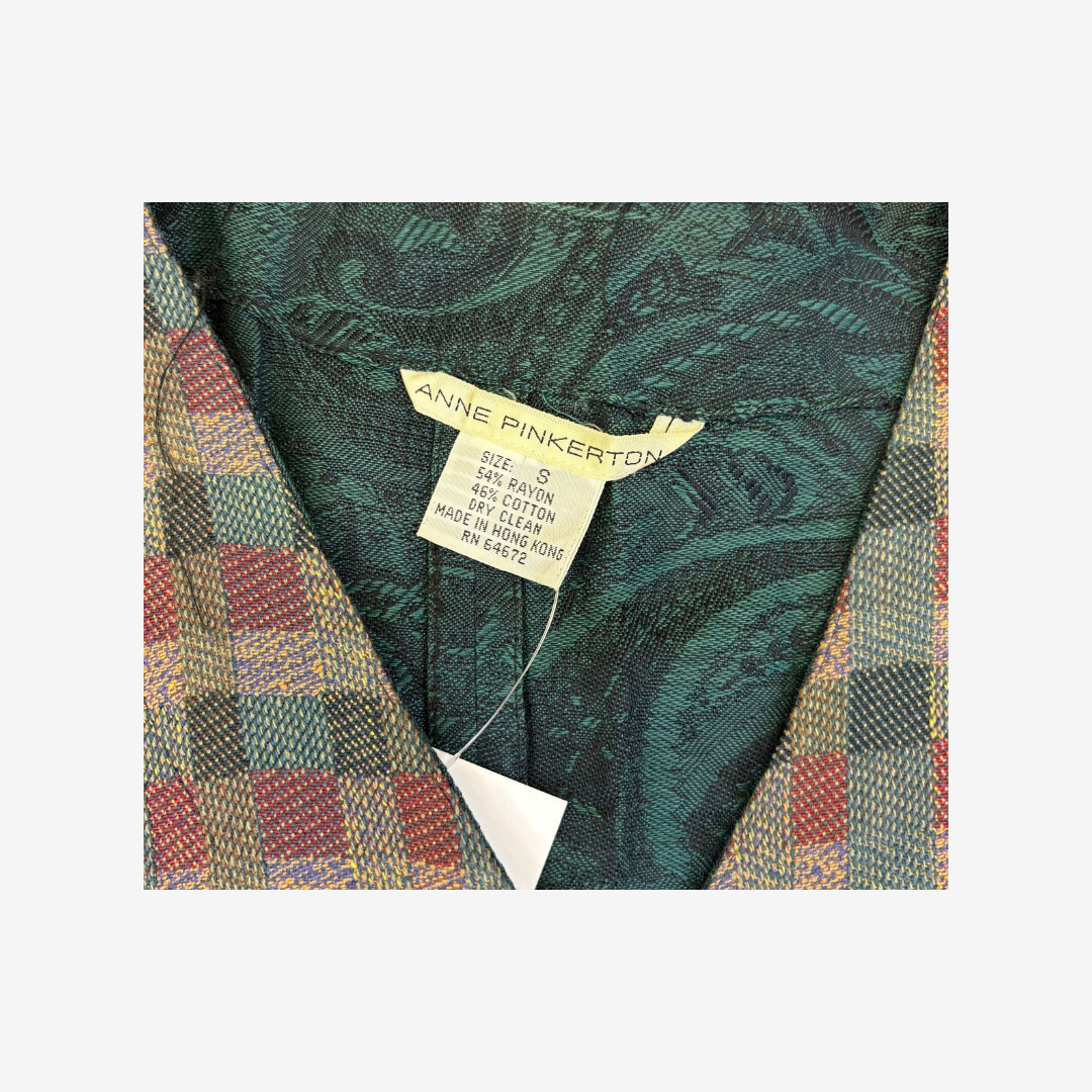 Vintage Ann Pinkerton Waistcoat