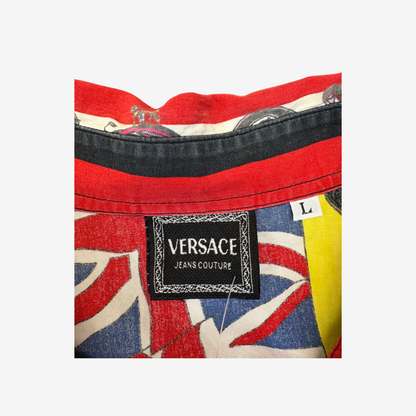 Vintage Versace Jeans Couture Brit Pop AOP Shirt