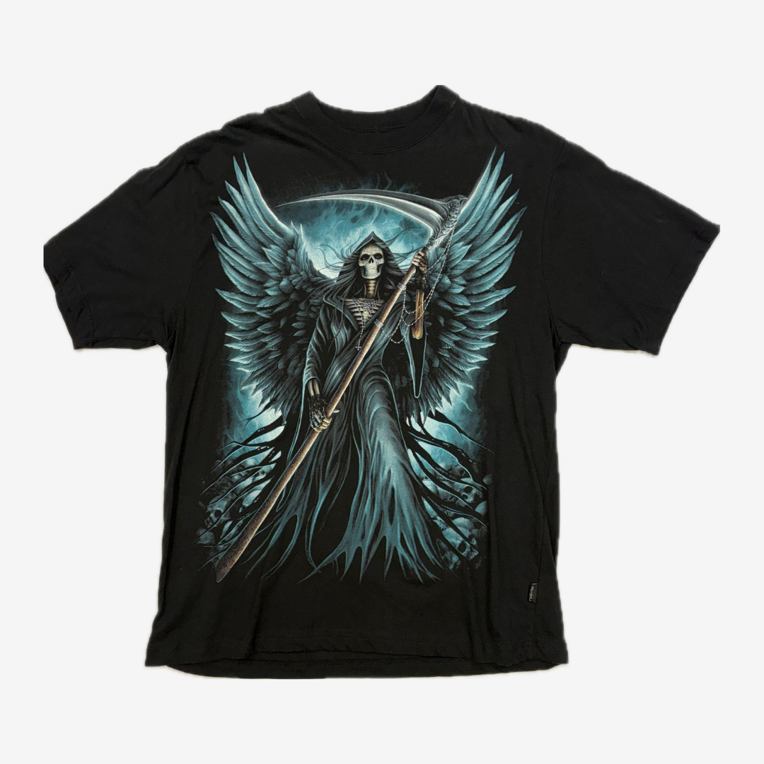 Gothic Graphic Print Spiral Direct T-Shirt