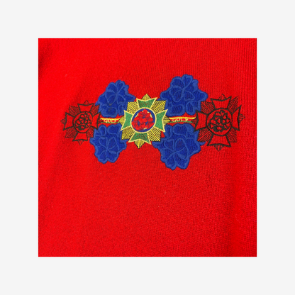 Pringle Embroidered Golf Central Crest Design Sweater