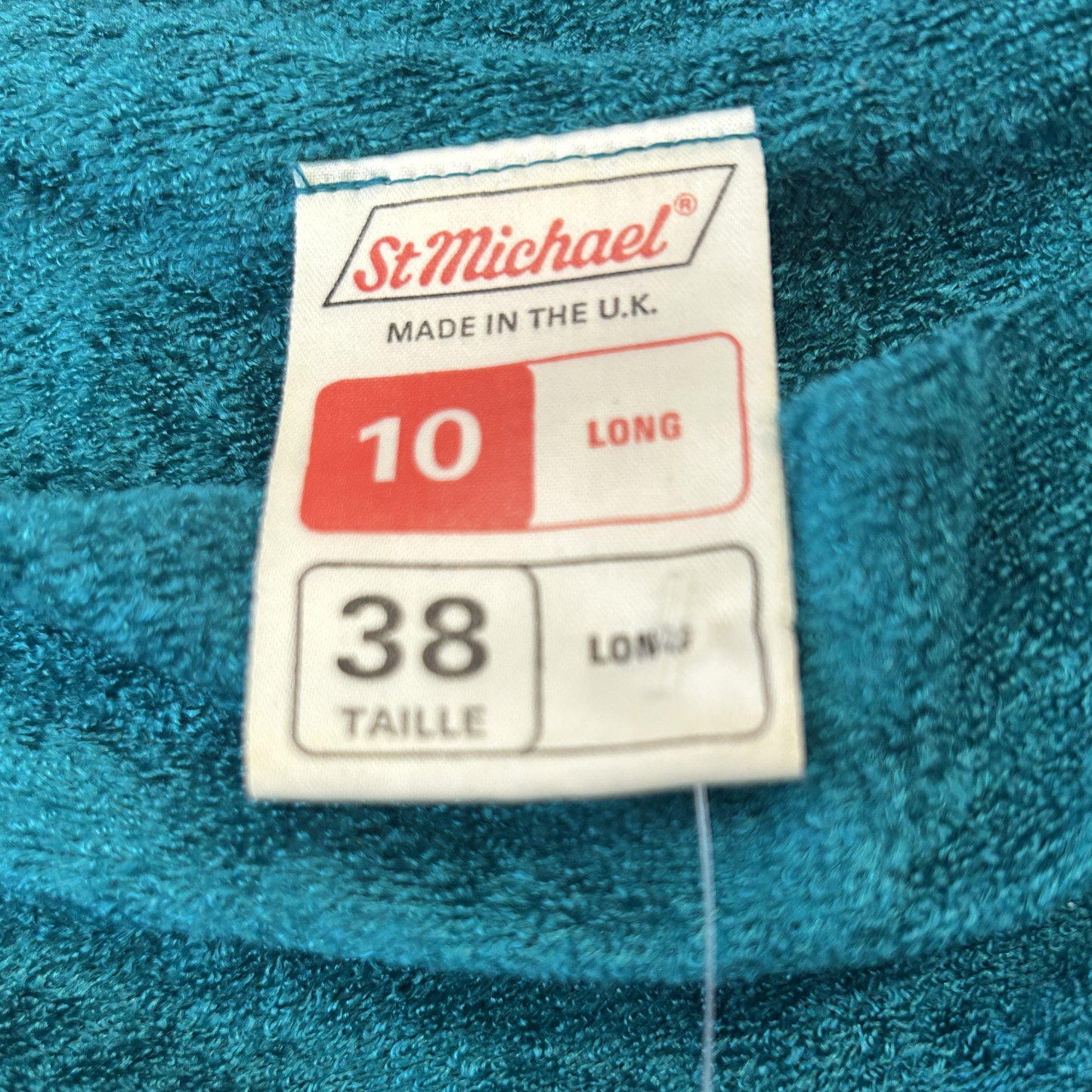 Vintage St. Michael Teal Dress