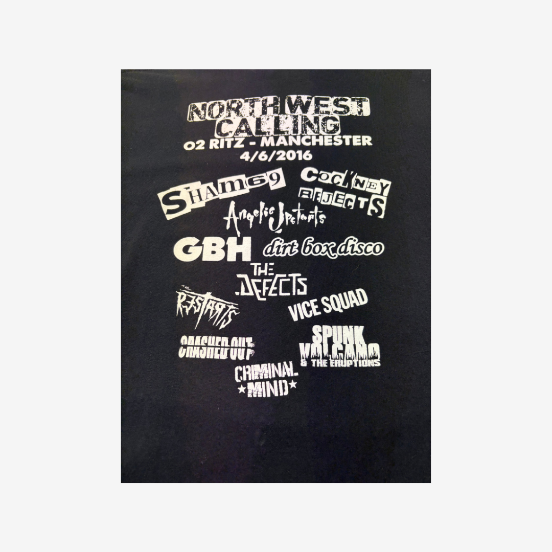 North West Calling Music Festival Gothic Style Skulls Graphic Print T-Shirt