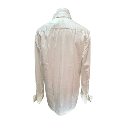 Jaeger Men's Shirt White Cufflink Cuffs