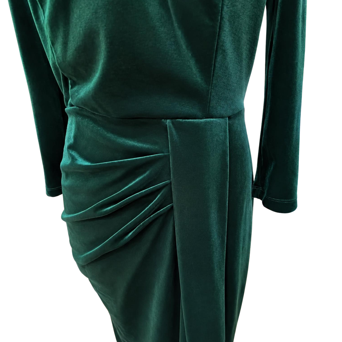 Green Velvet Bombshell Dress
