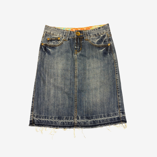 Denim Midi Skirt