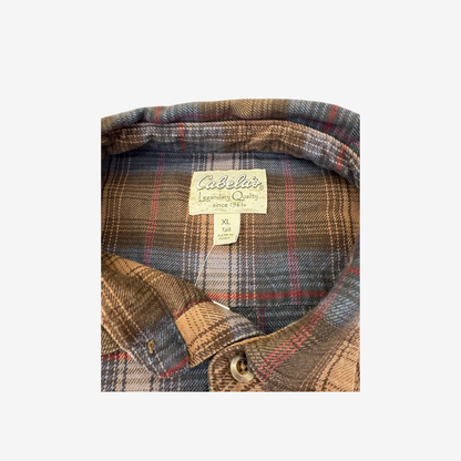 Vintage Cabela’s Plaid Flannel Shirt