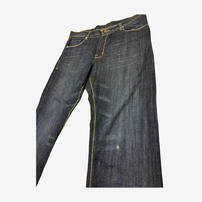 Artful Dodger Y2K Dark Wash Graphic Back Jeans