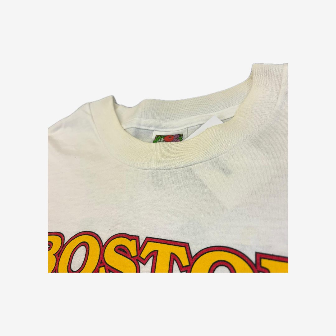 Boston Front & Back Graphic Print Single Stitch T-Shirt