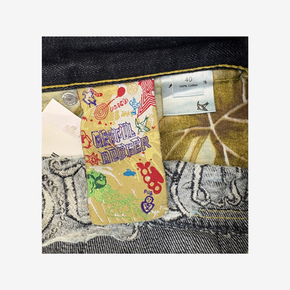 Artful Dodger Y2K Dark Wash Graphic Back Jeans