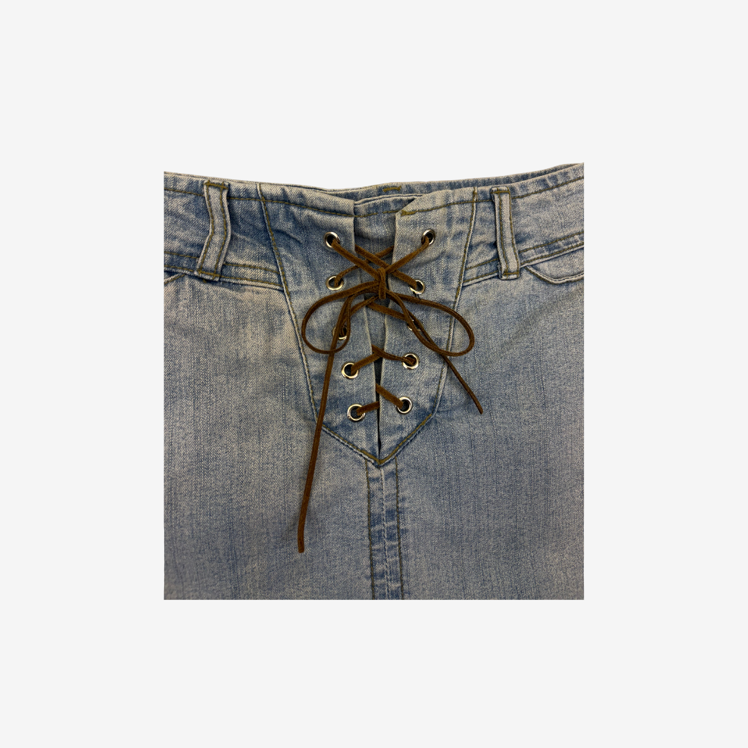 Cike Jeans Classics Mini Skirt