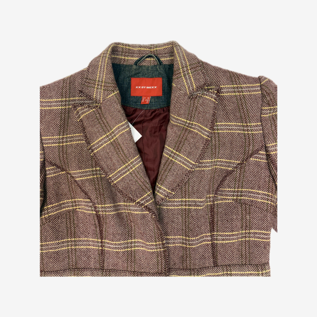 XX By Mexx Check Y2K Blazer Jacket