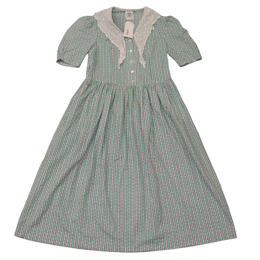 Vintage Laura Ashley Lace Collared Dress