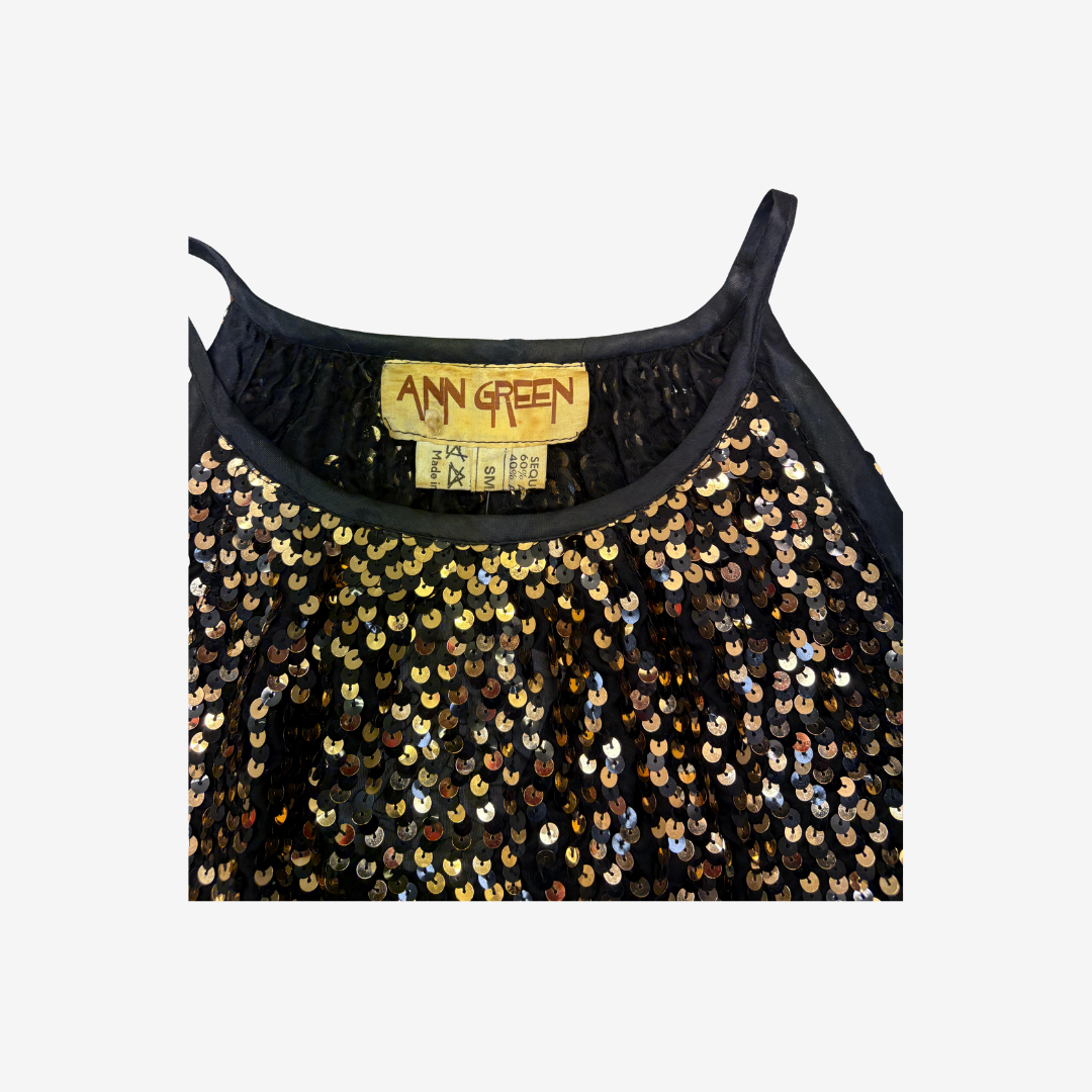 Sequined Halter Top