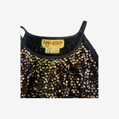 Sequined Halter Top