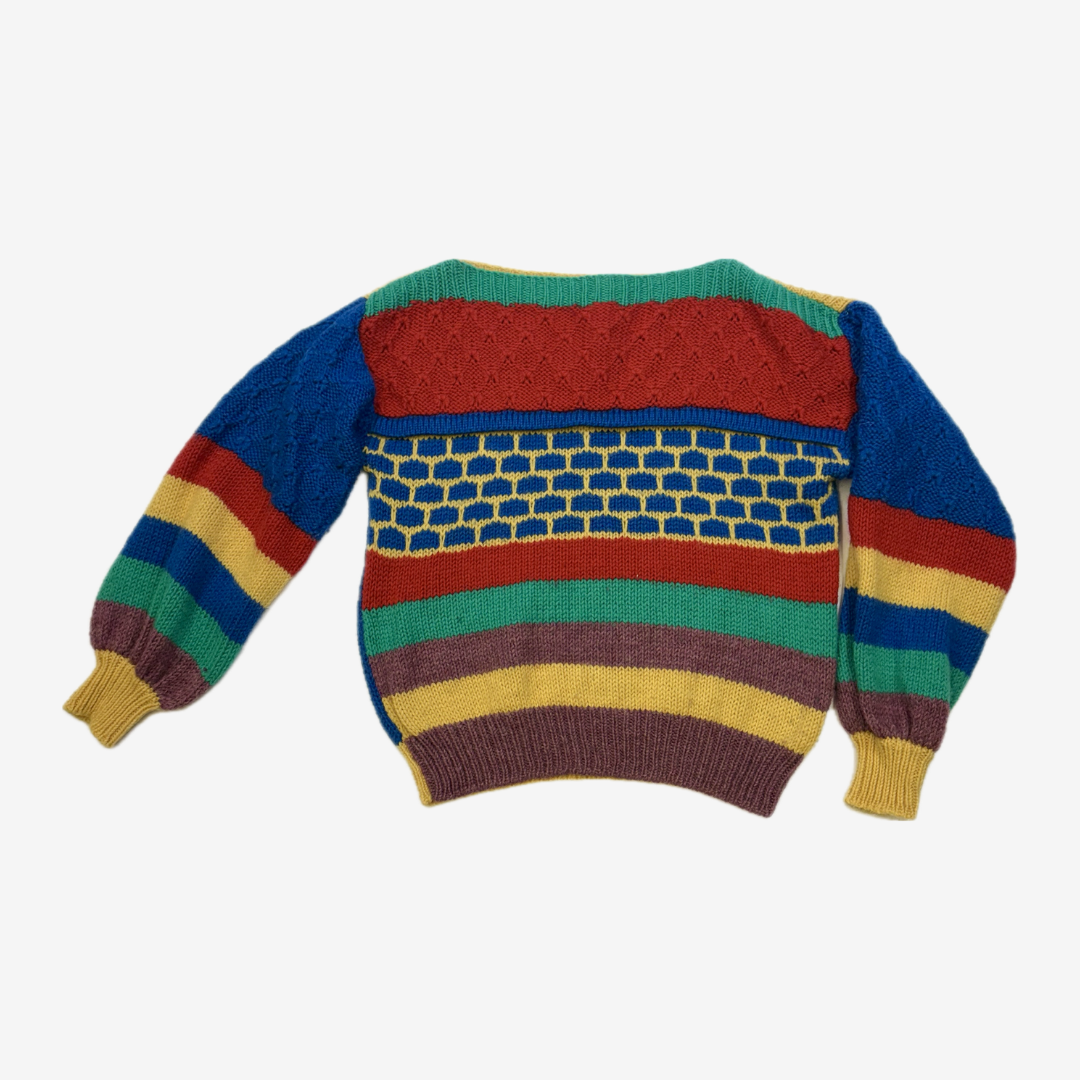 Vintage Wool Strawberry Jungle Jumper