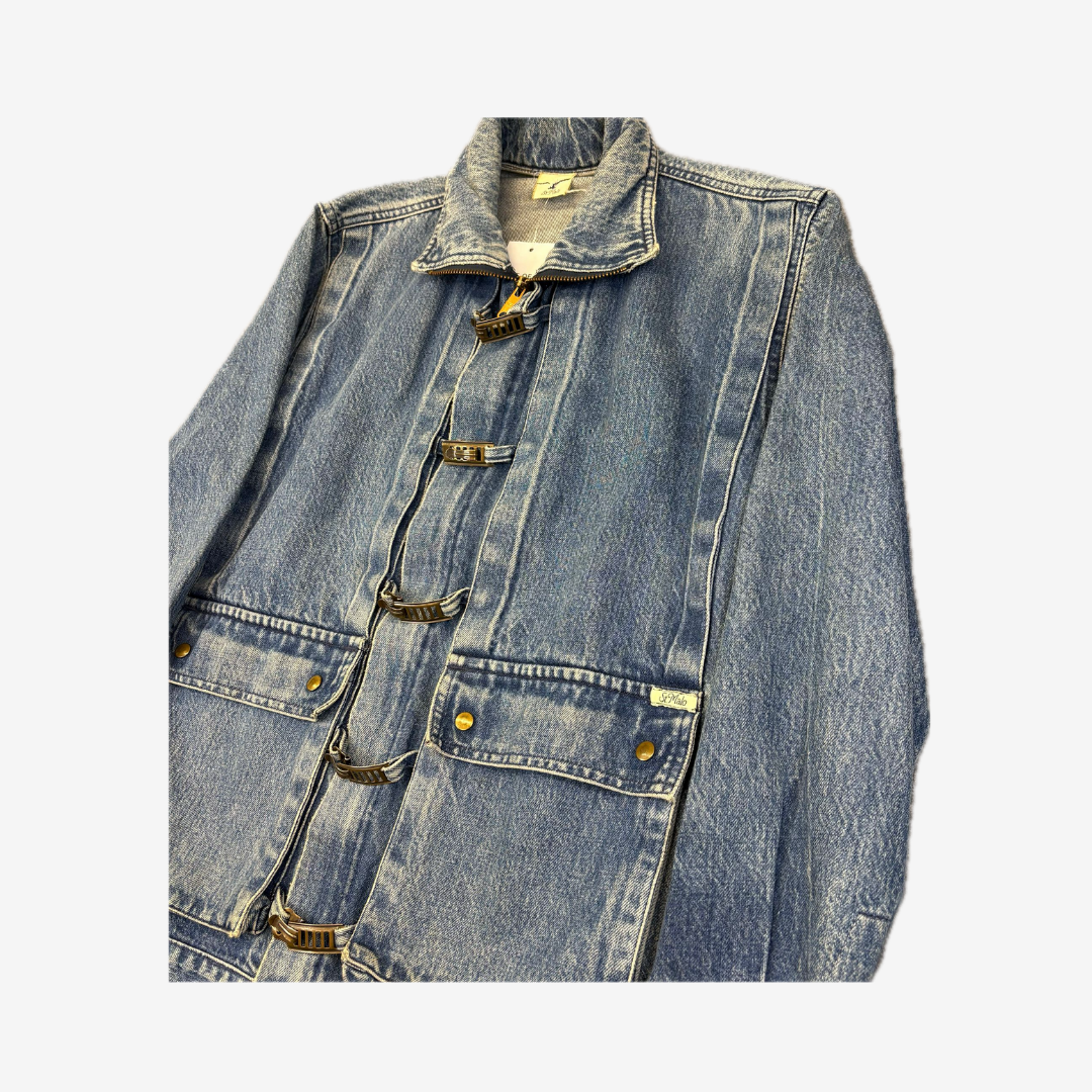 St Malo Fireman Clasp Denim Jacket